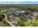 Aerial view of a community clubhouse, playground and pool at 17024 Goldcrest Loop, Clermont, FL 34714