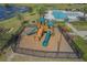 Well-maintained community playground offers slides, climbing structures, and a safe, fenced play area at 3719 Holly Grove Ln, Mount Dora, FL 32757