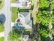 Birds eye view of house showing roof and surrounding landscaping in a neighborhood at 9025 Se 136Th Loop, Summerfield, FL 34491