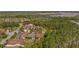 Aerial view of a home in a residential area with lush trees, ideal for peaceful living at 906 Shady Canyon Way, Poinciana, FL 34759