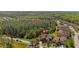 Aerial shot of neighborhood homes and mature trees at 906 Shady Canyon Way, Poinciana, FL 34759