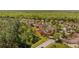 Aerial view of attractive homes nestled in a lush, green neighborhood near a wooded area at 906 Shady Canyon Way, Poinciana, FL 34759