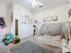 Charming bedroom with a tent, providing a whimsical and inviting play space at 13421 Via Roma Cir, Clermont, FL 34711