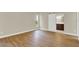 Bright bedroom with plank flooring and ensuite bathroom at 2205 Stonebridge Way, Clermont, FL 34711