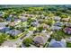 Wide aerial view showcasing the property within a mature community setting and lush greenery at 342 Lake Amberleigh Dr, Winter Garden, FL 34787