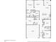 Floor plan with dimensions at 3646 Maidencain St, Clermont, FL 34714