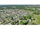 Expansive aerial view of a residential community featuring single-Gathering homes with well-maintained lawns and tree-lined streets at 410 Majestic Gardens Blvd, Winter Haven, FL 33880