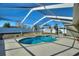 Enjoy the private pool with a screened enclosure, perfect for relaxing and entertaining at 410 Majestic Gardens Blvd, Winter Haven, FL 33880