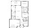 Layout of the residence, illustrating room sizes and their arrangement, along with the placement of key features at 4419 Clear Brook Ct, Leesburg, FL 34748