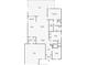 Schematic drawing showcasing the layout of the living spaces with dimensions, garage, and lanai at 4419 Clear Brook Ct, Leesburg, FL 34748