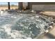 Close up of hot tub with water feature on rooftop terrace at 60 N Park Ave, Winter Garden, FL 34787