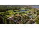 Beautiful community with a golf course, tennis courts, lake, clubhouse, and ample parking at 8051 Saint James Way, Mount Dora, FL 32757