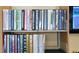 Bookshelf in the clubhouse featuring binders for various clubs and activities available to residents at 11743 Se 174Th Loop, Summerfield, FL 34491