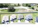 Aerial view of a neighborhood featuring well-maintained lawns and landscaping at 1435 Jeremy Cir, The Villages, FL 34762