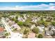 Lush aerial view showcasing the neighborhood's harmonious blend of homes, trees, and green spaces at 25239 River Crest Dr, Leesburg, FL 34748