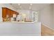 Kitchen with peninsula and view into other rooms at 3341 Winchester Estates Cir, Lakeland, FL 33810