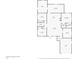 Layout of the home's first floor, including bedrooms, bathrooms, kitchen, living room, laundry room, and garage at 910 Rich Dr, Mount Dora, FL 32757