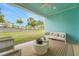 Inviting patio with stylish furniture, offering a relaxing outdoor living space at 981 Fiesta Key Cir, Lady Lake, FL 32159