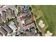 Aerial view of property showing proximity to golf course and community amenities at 1907 Anderson Ct, The Villages, FL 32162