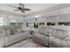 Relaxing living room with comfortable seating, large windows, and ample natural light at 2716 Benavides Dr, The Villages, FL 32162