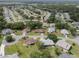 Aerial view of community with well maintained landscaping and manicured lawns at 6410 Tildon Ct, Leesburg, FL 34748