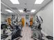 Well-equipped fitness center with treadmills, ellipticals, and mirrored walls at 6410 Tildon Ct, Leesburg, FL 34748