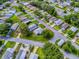 Discover this community from above, with cozy homes nestled among lush greenery at 701 Cottage Park Ln, Leesburg, FL 34748