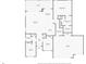 Detailed floor plan showcasing the layout of the home, including the primary bedroom, living room, and kitchen at 7250 Trundle Ter, The Villages, FL 34762