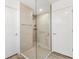 Modern main bathroom features a walk-in shower with glass enclosure, clean lines, and a luxurious feel at 7250 Trundle Ter, The Villages, FL 34762