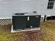 Close-up of the home's HVAC unit at 11252 Country Haven Dr, Lakeland, FL 33809