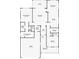 Detailed floor plan showcasing the layout of the home's rooms and dimensions at 117 Falling Acorn Ave, Groveland, FL 34736