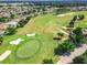 Aerial shot showcases the golf course in a residential community at 1738 Sw 157Th Place Rd, Ocala, FL 34473