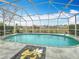 Inviting screened-in pool area with ample lounging space, great for relaxation and outdoor enjoyment at 1738 Sw 157Th Place Rd, Ocala, FL 34473
