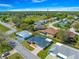 Aerial view of a residential neighborhood featuring well-maintained homes and lush greenery at 17594 Se 95Th Cir, Summerfield, FL 34491