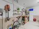Garage with storage solutions and room for parking at 17898 Se 125Th Cir, Summerfield, FL 34491