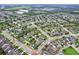 An aerial view of a well-planned residential community with diverse housing styles and lush green spaces at 1852 Rafton Rd, Apopka, FL 32703