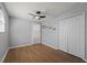 Unfurnished bedroom with a window and a closet at 1852 Rafton Rd, Apopka, FL 32703