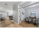 Stylish office space with modern decor, a chandelier, desk, and comfortable seating at 1852 Rafton Rd, Apopka, FL 32703