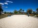 Outdoor sand volleyball court, a fun amenity for residents to enjoy some friendly competition at 2183 Ridge Pointe Ln, Clermont, FL 34715