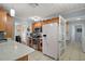 A spacious kitchen with stainless steel appliances and a breakfast bar at 28416 Tammi Dr, Tavares, FL 32778
