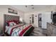 Comfortable main bedroom opens to the ensuite bath and walk-in closet; light, bright and airy at 3512 Belland Cir # B, Clermont, FL 34711