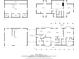Combined view of the first and second floor plans with specific rooms identified at 39636 Carolina Ave, Lady Lake, FL 32159