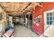 Well-maintained barn interior with ample storage and space for livestock or equipment at 6988 Blue Cedar Rd, Leesburg, FL 34748