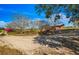 Gravel driveway that winds past flowering trees, offering rural charm and privacy at 6988 Blue Cedar Rd, Leesburg, FL 34748