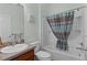 Bathroom featuring a tub and shower combination at 2186 Quinn Ln, The Villages, FL 32162