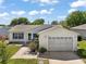 Charming single-story home with a well-maintained lawn, inviting entrance, and two car garage at 7650 Se 174Th Gaillard Pl, The Villages, FL 32162