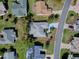 Aerial view of the property showcasing its location, lot size, and surrounding neighborhood at 3360 Richmond Dr, The Villages, FL 32162