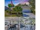 Charming single-story home featuring a well-manicured lawn, palm tree, and an American flag waving proudly at 3360 Richmond Dr, The Villages, FL 32162