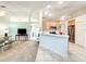 Open concept kitchen featuring wood cabinets and stainless steel appliances at 1407 Island Cove Dr, Deland, FL 32724