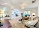 Open concept area that seamlessly blends living, dining and kitchen areas at 1407 Island Cove Dr, Deland, FL 32724
